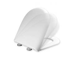 Tapa y asiento de inodoro con caída amortiguada compatible con Meridian Roca - (Modelo Antiguo)