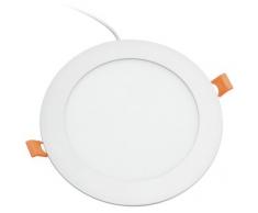 Alverlamp DL18PL60 - Downlight LED, 20W, 6000K, empotrable redondo blanco, chip Led Osram