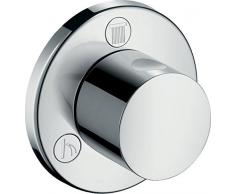 Hansgrohe 15932000 El Llave de Paso Permite Cambiar Entre Diferentes Funciones o Salidas de Agua de la Ducha, Plata
