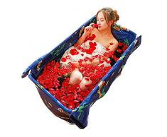 MOCHENG Inter Fast Tina Plegable portátil para Adultos, Barril de baño para Adultos, sin hogar, Inflable, con Cuerpo mágico para la bañera