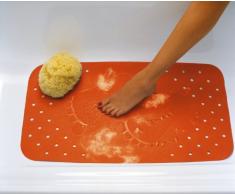Ridder 'Plattfuß' Flatfoot 670740-350 - Alfombrilla para bañera (38 x 72 cm), color naranja