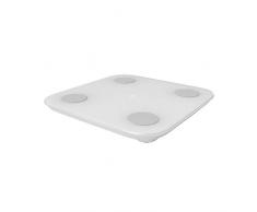 MI BODY COMPOSITION SCALE 2 - XIAOMI - Báscula de baño digital inteligente con App ꟾ 16 usuarios ꟾ Blanco ꟾ Control del peso y grasa corporal ꟾ Bluetooth