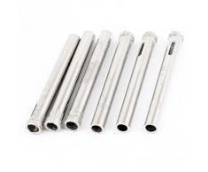 6 piezas brocas de diamante para corte para azulejos de cerámica corona para perforar cristal 6 mm