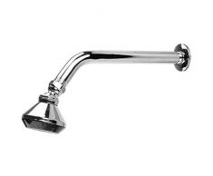 Sanixa TA3360SOFM - Alcachofa de ducha con brazo de pared (redonda, con sistema de ducha Wellness)