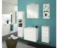 Posseik 5673 76 Malaga - Armario Con Espejos Para Baño (marano), Color Blanco
