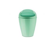 Koziol Papelera con Tapa basculante, 30 l, XL, de plástico, Verde Menta, XS