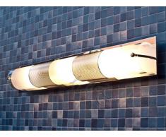 Moderna Lámpara de Pared para Espejo / 3 Puntos de Luz / Iluminación para Baño / Cromo 1/1/730