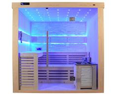 Sauna sala de sauna completo Ecksauna madera maciza sauna tradicional TS 4024 A 200 200200/200/210