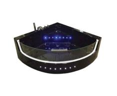 GRAFICA MA.RO SRL Spa con hidromasaje bañera de esquina modelo Shark 140 X 140 cms Bañera Bañera de hidromasaje para