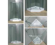 Cabina de ducha con Pentágono LXW-8900