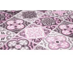 Azulejos cadorabo para cuarto de baño decoración de la pared Rosa adornos (con 32), 8 x 8 inches | 20 x 20 cm