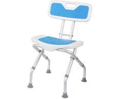 ZSCYSE Asiento de baño Plegable Banco Asiento de baño para Personas Mayores Discapacitados y discapacitados SLI Resistente Multiuso, Banqueta de baño