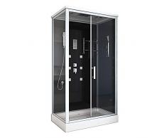 Cabina de ducha Home Deluxe, incluye los accesorios completos, 120x80x227cm