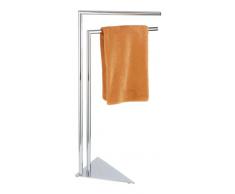 Wenko 18565100 Toallero pie Torre - Perchero, Acero, 44.5 x 81 x 42 cm, Cromo