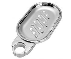 Tutoy Jabonera Ajustable Ducha Carril Deslizante Jabón Placas Liso Baño Titular