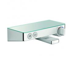 Hansgrohe 13151400 ShowerTablet Select 300 termostato de bañera, visto, blanco/cromo
