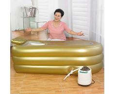 JIAWZQSN Sauna de vaporportátil, Sauna de Infrarrojos + baño de Doble Uso, tratamientopersonal de desintoxicación depérdida depeso de Sauna, bañera de Sauna Inflable multifunción