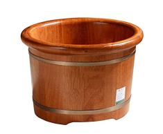 MZZYP Baño de pies Barril, Robusto y Durable Cedro Natural Sauna de Madera del pie de hidromasaje Pueden Tomar masajes en los pies for Mejorar el sueño