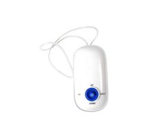 Metronic 477226 - Radio FM de ducha con ambientes luminosos, blanco/azul