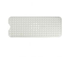 HALOViE Alfombra Antideslizante de Baño Alfombra para Bañera Antideslizante Alfombrilla de Baño Tapete PVC con 200 Ventosas Extra Larga Seguridad Antibacteriana para Cuarto de Baño Niños 100 x 40 CM