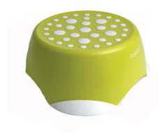 Hoppop 32130012 Monti - Taburete infantil, color lima y blanco