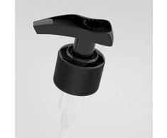 TOPBATHY 2 botellas de champú vacías de 500 ml opacas versátiles con dispensador de jabón de manos con 2 embudos (verde + marrón)