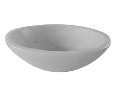 GTDE Oriental Color Blanco Piedra Natural – Lavabo (mármol 35 cm x 12 cm (B0035)