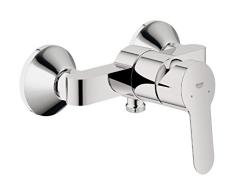 Grohe StartEdge - Grifo de ducha, mezclador de ducha monomando para instalación en pared, acabado cromado (Ref. 23347000)