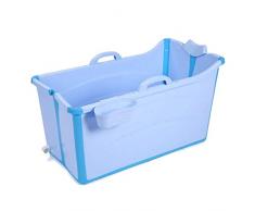 ASIER Bañera Plegable portátil for niños Bañera Grande Independiente Bañera for Adultos/SPA elástico SPA, Aislamiento a Largo Plazo sin Cubierta
