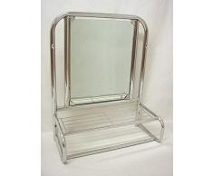 ESPEJO REPISA TOALLERO PARED BAÑO