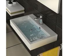 Diseño lavabo de mármol fundido lavabo lavabo lavabo cuadrado