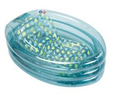 Babymoov A019409 - Bañera hinchable y evolutiva con tumbona inflable y amovible integrada, color aqua