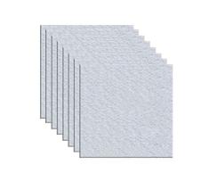 Icegrey 18 Piezas Espuma Acústica Studio Azulejos de Pared Insonorizantes Blanco como la nieve 40x40cm