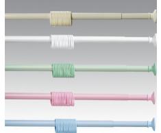 ALUMINIO BARRA PARA CORTINA DE BAÑO 125 cm - 220 cm BARRA TELESCÓPICA barra