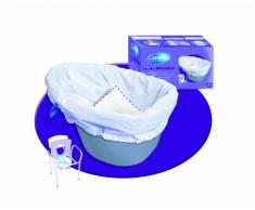 NRS Healthcare L99351 - Pack de 20 bolsas desechables para silla inodoro, biodegradables