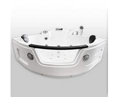 Bañera hidromasaje Model MIAMI 135 x 135 cm Bañera de esquina spa hidromasaje Piscina Spa NUEVA Terapia luz de colore para 2 nueva