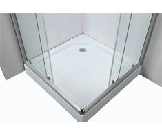 Ducha cabina de ducha Templo LXW de 6126 incl. Plato de ducha 90 x 90 cm