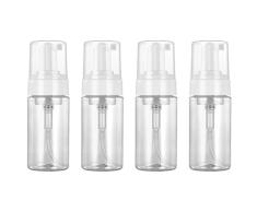 ounona 4 unidades Dispensador de jabón plástico espuma espuma Dispenser botellas dosificadoras reutilizables vacías Botellas rellenables Viaje Espuma Depósito (100 ml)