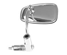 VICMA ESPEJO RETROVISOR MOTO AMBOS LADOS EXPOSICION PUÑO CROMADO UNIVERSAL OVALADO 125X95 MM. SUJECIÓN AL PUÑO. NO HOMOLOGADO