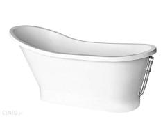 Bañera Independiente de mineral fundido 150 x 66 x 75 cm blanco diseño Gloria