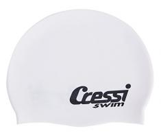Cressi XDF220210 - Gorro de Baño Infantil, Blanco, talla única