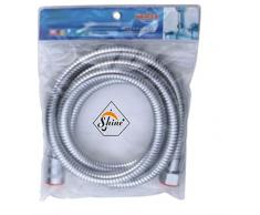 SHINE Tubo de Ducha Flexible Cromado de Repuesto, tamaÃ±o de 2,5Â m