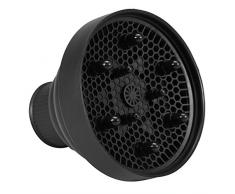 Difusor de secador de pelo profesional adaptador para - Secador de cabello plegable herramienta de peluquería capot Universal 13.8 x 11.5 cm, color negro