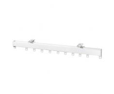 Riel Chyc 5431600 Barra Cortina P950 Sin Cordon 1,50 Metros Blanco, Metal
