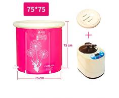 Bañera plegable hinchables jacuzzi hinchable spa jacuzzi portatil plástico Caja de sauna casa de vapor sudoración fumigación máquina baño de adultos barril baño de barriles de vapor plástico