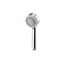 Croydex Eco - Alcachofa de ducha con 3 funciones, color cromo