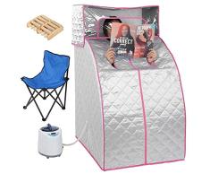 sauna Steam Tent, 2L upgrated Portatil Plegable sauna A Vapor Home Personal SPA Máquina completa Manga gasa del Cuerpo