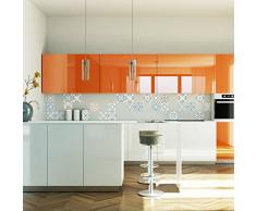 Ambiance-Live Azulejos de Cemento Adhesivos para Pared de 20 x 20 cm (24 Piezas)