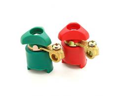 Mygoodprice – Lote de 2 terminales Copa Circuito Tipo Grifo Serres Cables Batería Auto