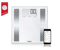 Soehnle Shape Sense Connect 100 - Báscula de análisis corporal con aplicación, color blanco